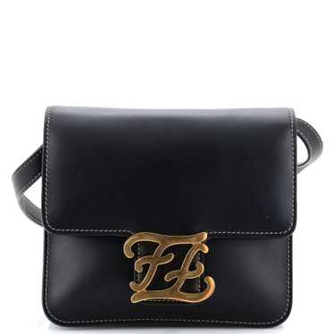 FENDI Karligraphy Crossbody Bag Leather