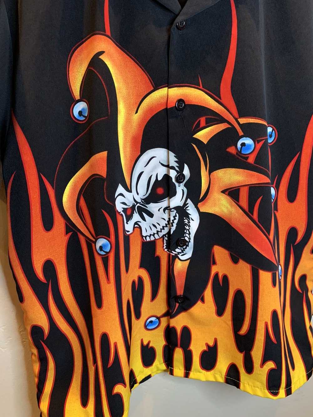 Other × Rare × Vintage *RARE* Vintage Flame Skull… - image 3