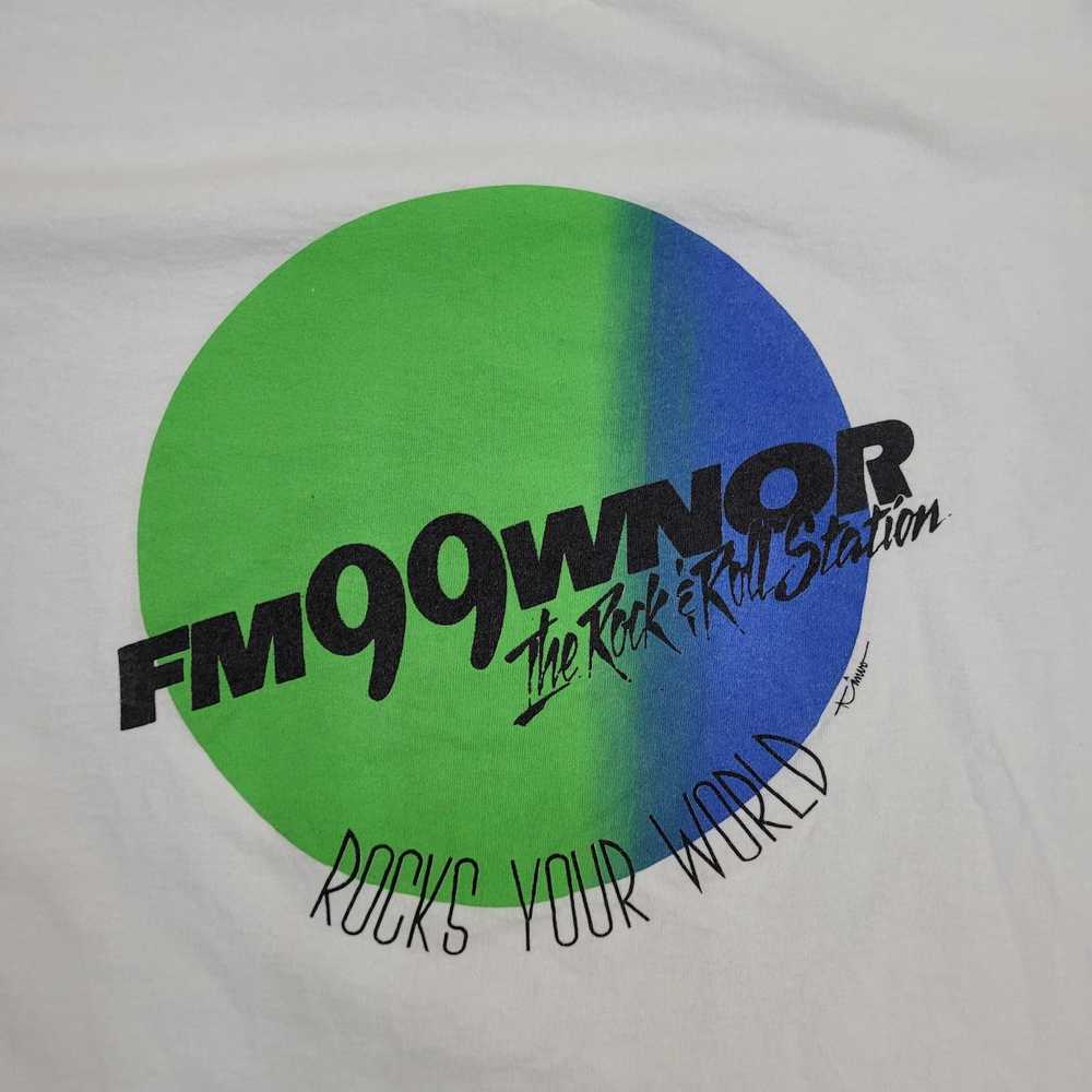 Fruit Of The Loom Vintage 90s WNOR FM99 98.7-FM R… - image 3