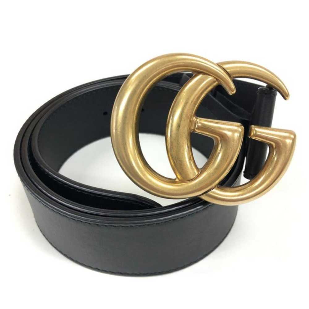 Gucci Gg Buckle vegan leather belt - image 2