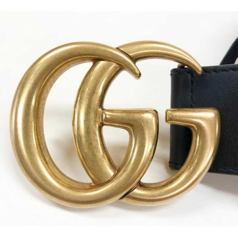 Gucci Gg Buckle vegan leather belt - image 3