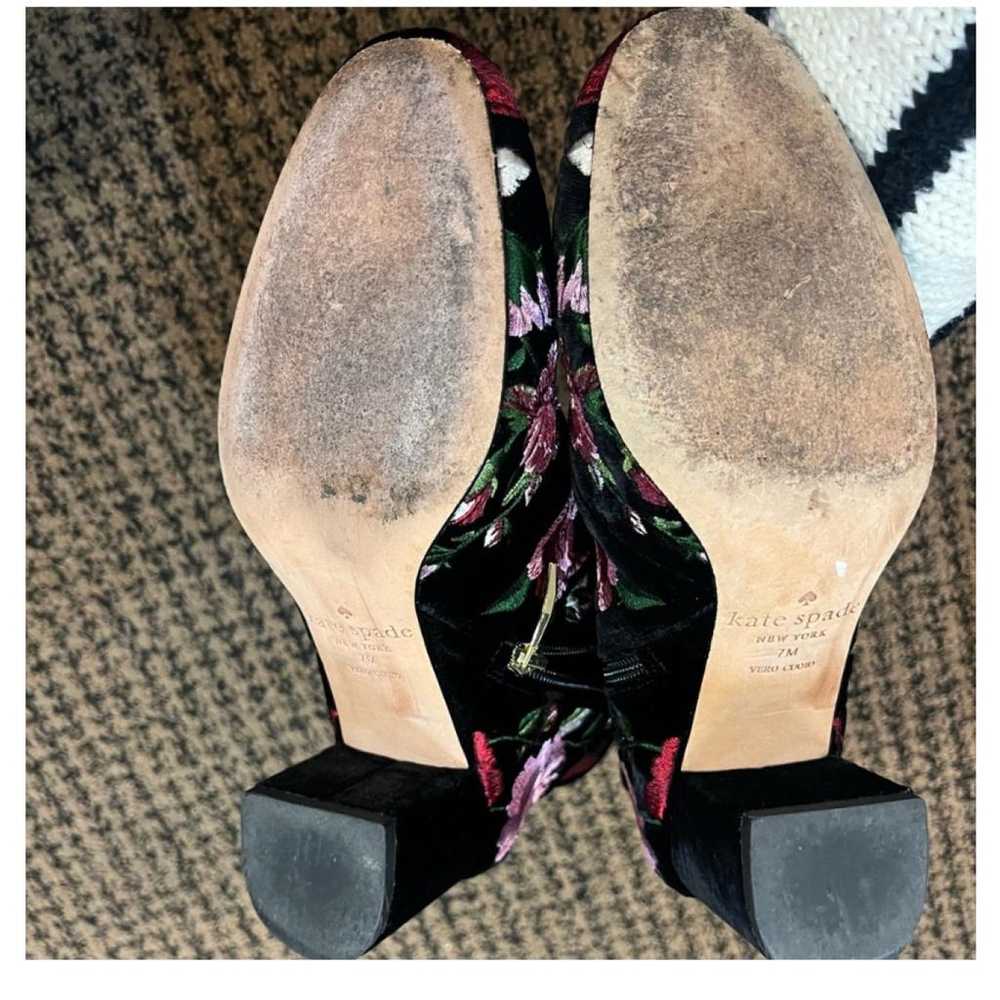 Kate Spade Velvet ankle boots - image 5