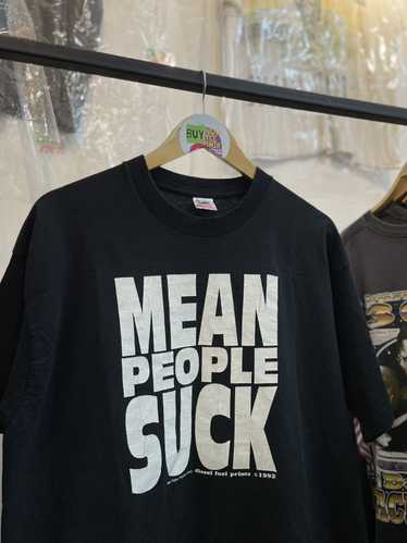 Band Tees × Rock T Shirt × Very Rare Mean People … - image 1