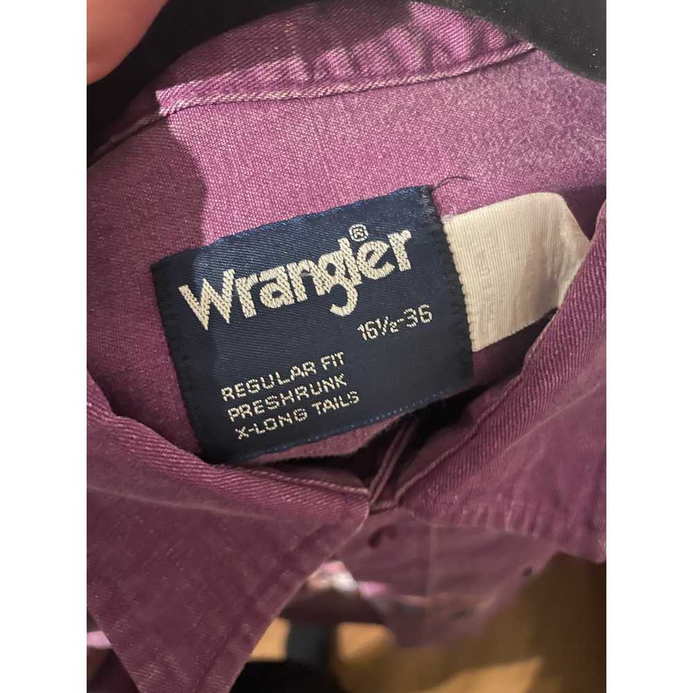 Wrangler Wrangler purple brushpopper Aztec wester… - image 4