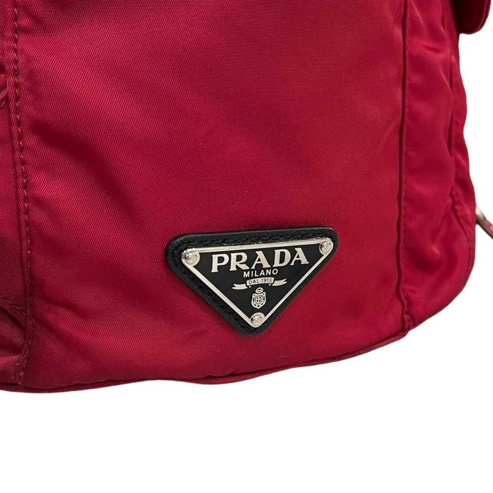Prada Prada Studded Vela Nylon Tessuto Backpack - image 9