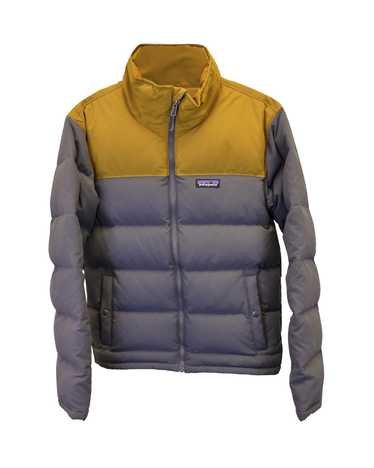 Patagonia Recycled Down Insulated Grey Nylon Jack… - image 1