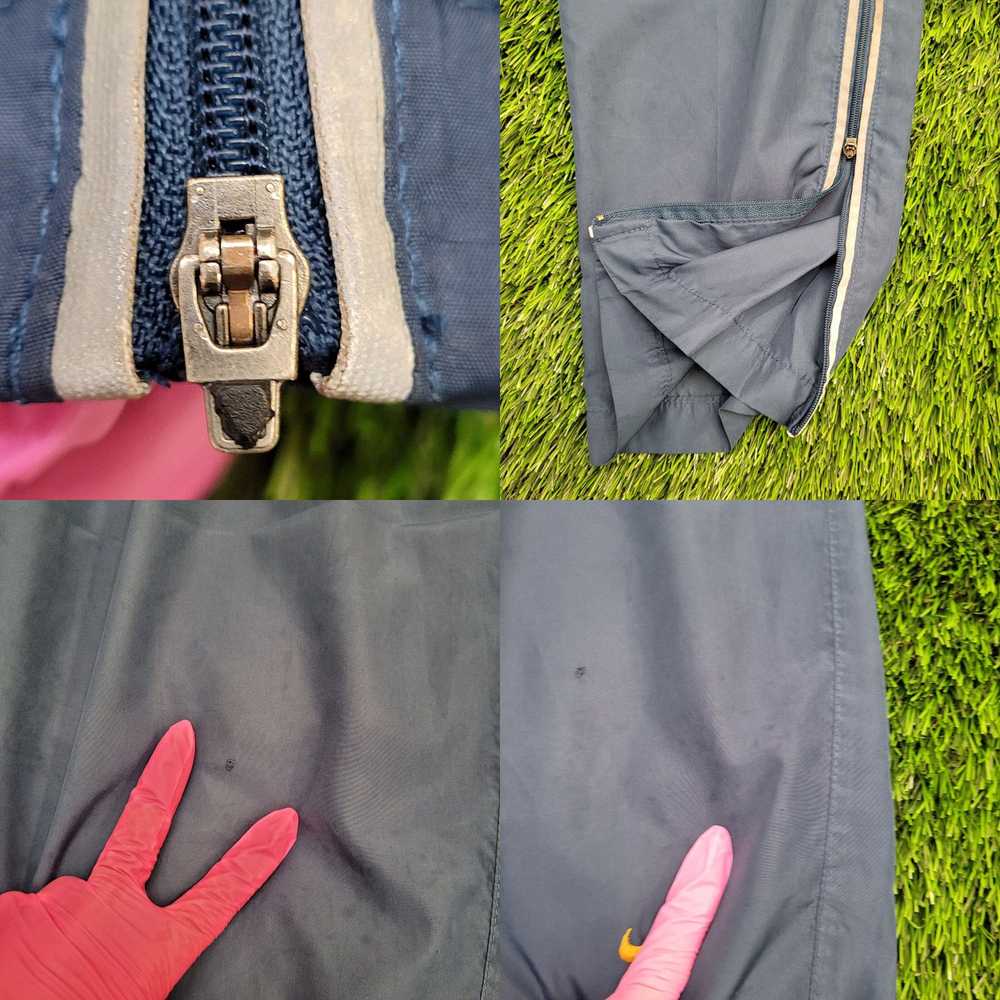 Nike NIKE Track Pants Womens Medium Blue Gray Whi… - image 4