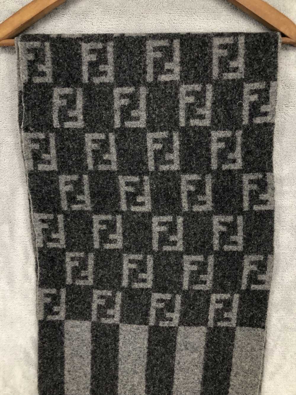 Fendi × Vintage Vintage Fendi Monogram Wool Scarf… - image 2