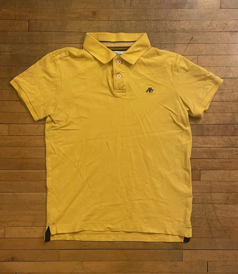Designer AĒROPOSTALE Vintage Polo T-Shirt, Yellow… - image 1
