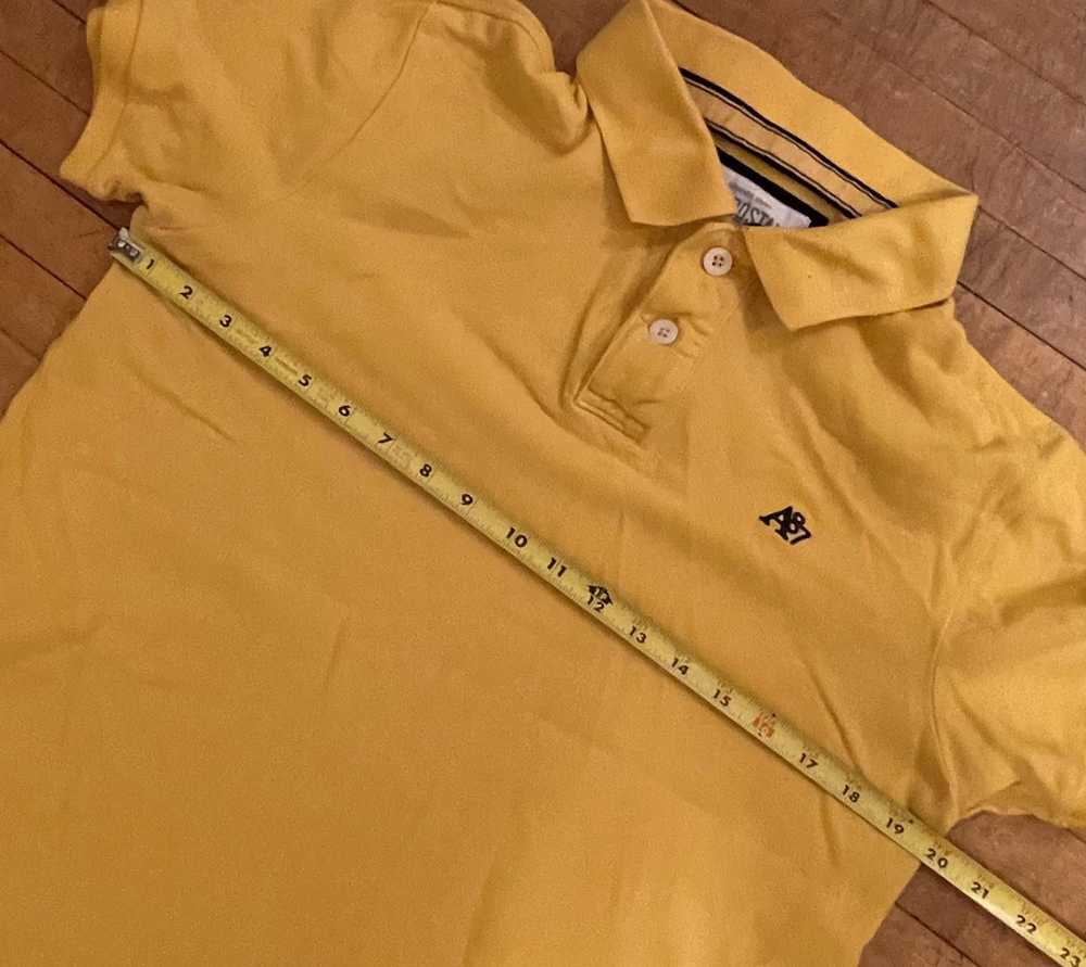 Designer AĒROPOSTALE Vintage Polo T-Shirt, Yellow… - image 4