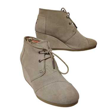 Toms Toms Womens Ankle Booties Desert Wedge Heel … - image 1