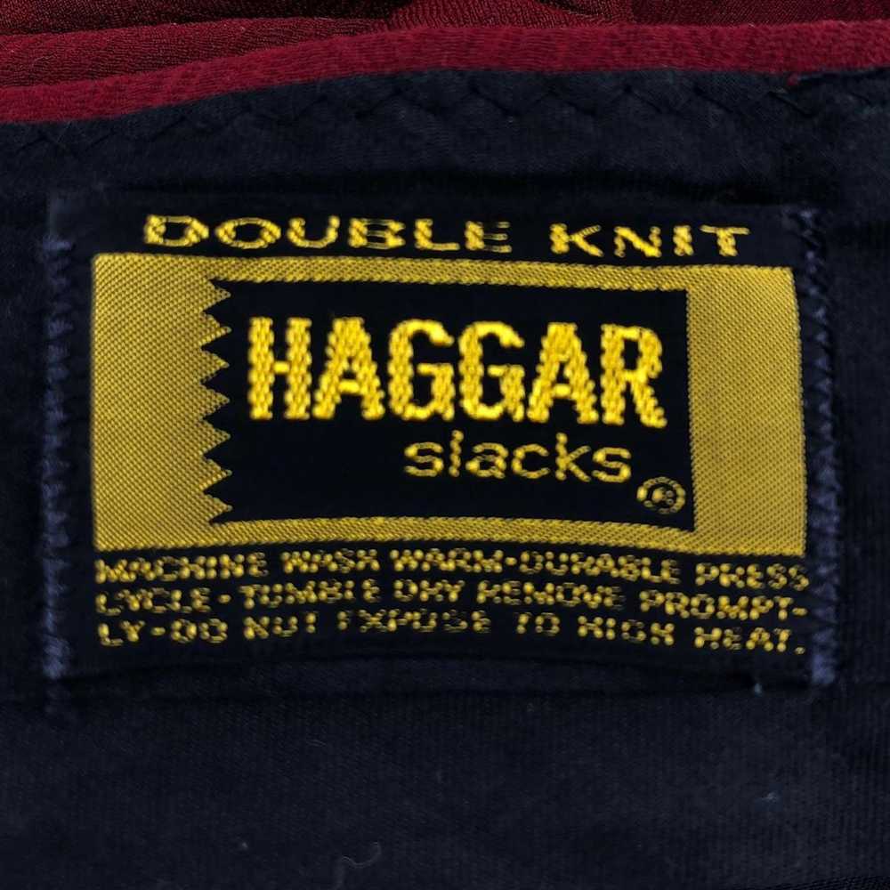 Haggar × Vintage textured polyester Haggar Slacks… - image 5