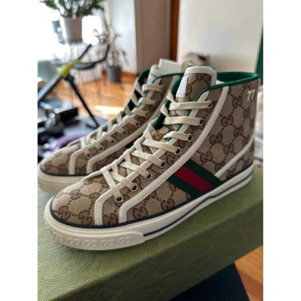 Gucci Tennis 1977 cloth trainers - image 4