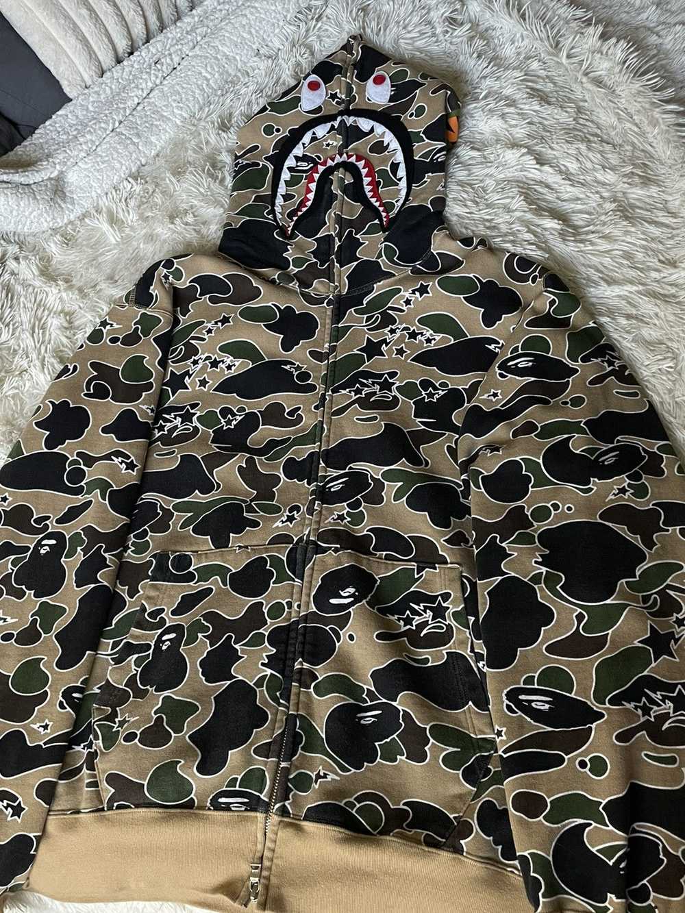 Bape Sta Camo Shark Full Zip Hoodie - image 1