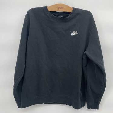 Nike Nike Sweater Size Large Black Crewneck Swoos… - image 1