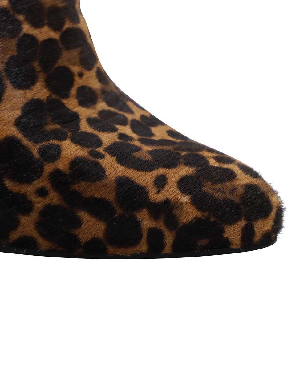 Stuart Weitzman Leopard Print Calfskin Heels by S… - image 4