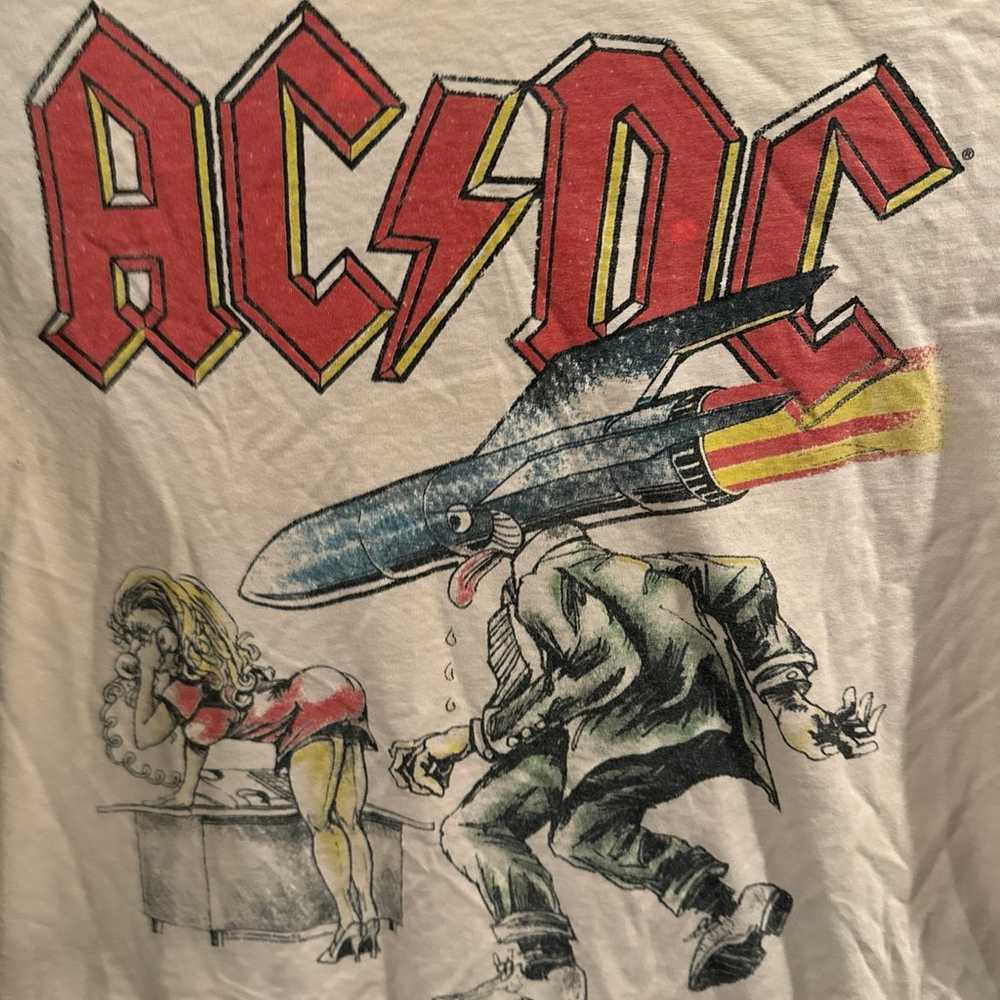 AC/DC  Heat seeker 1988 tour tee - image 4