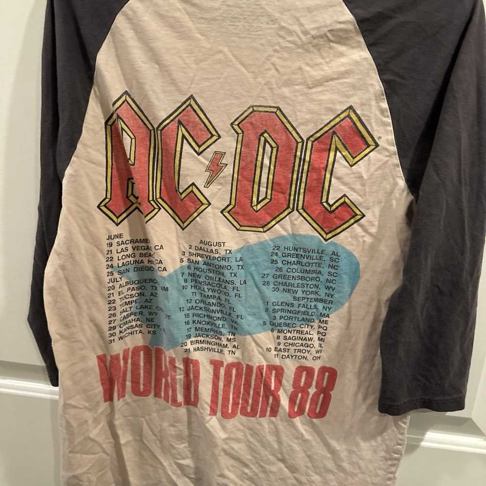 AC/DC  Heat seeker 1988 tour tee - image 5