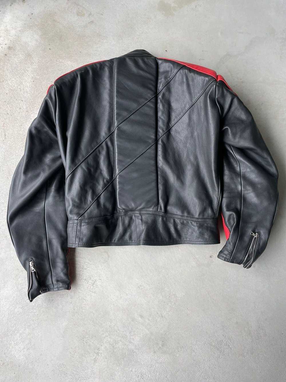 Leather Jacket × Racing × Vintage Leather Jacket … - image 2