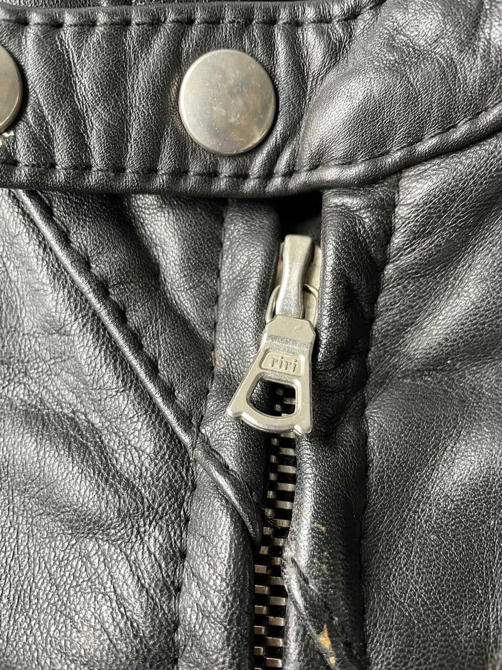 Leather Jacket × Racing × Vintage Leather Jacket … - image 4
