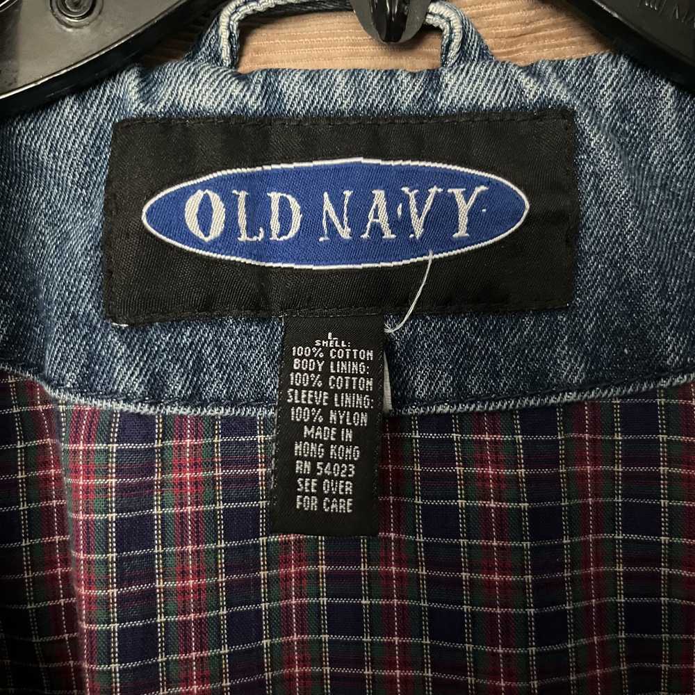 Old Navy Old navy denim corduroy trim jacket - image 2