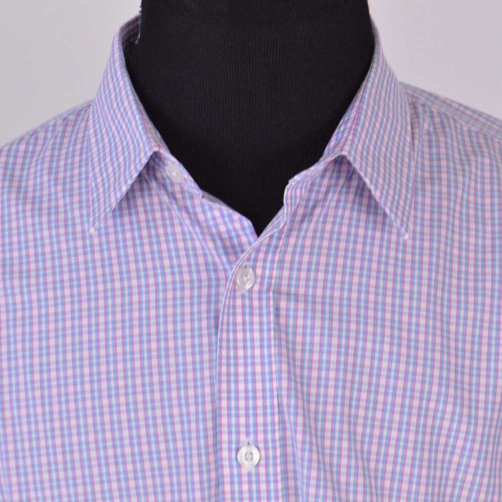 UNTUCKit UNTUCKit Mens Shirt XL Pink White Blue C… - image 3