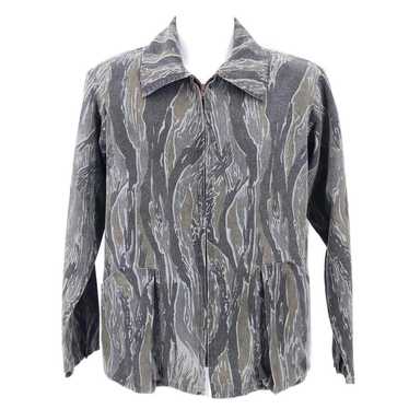 Vintage 80s camouflage shirt jacket shacket Ideal… - image 1