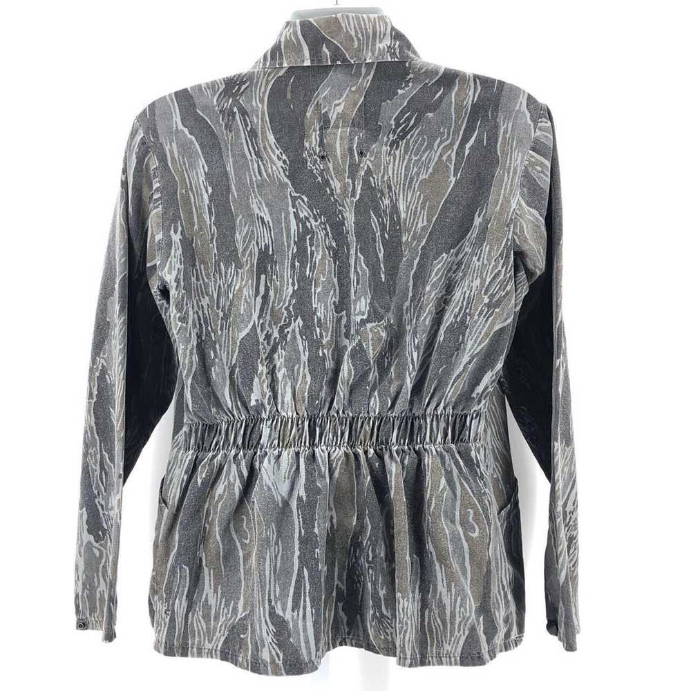 Vintage 80s camouflage shirt jacket shacket Ideal… - image 2