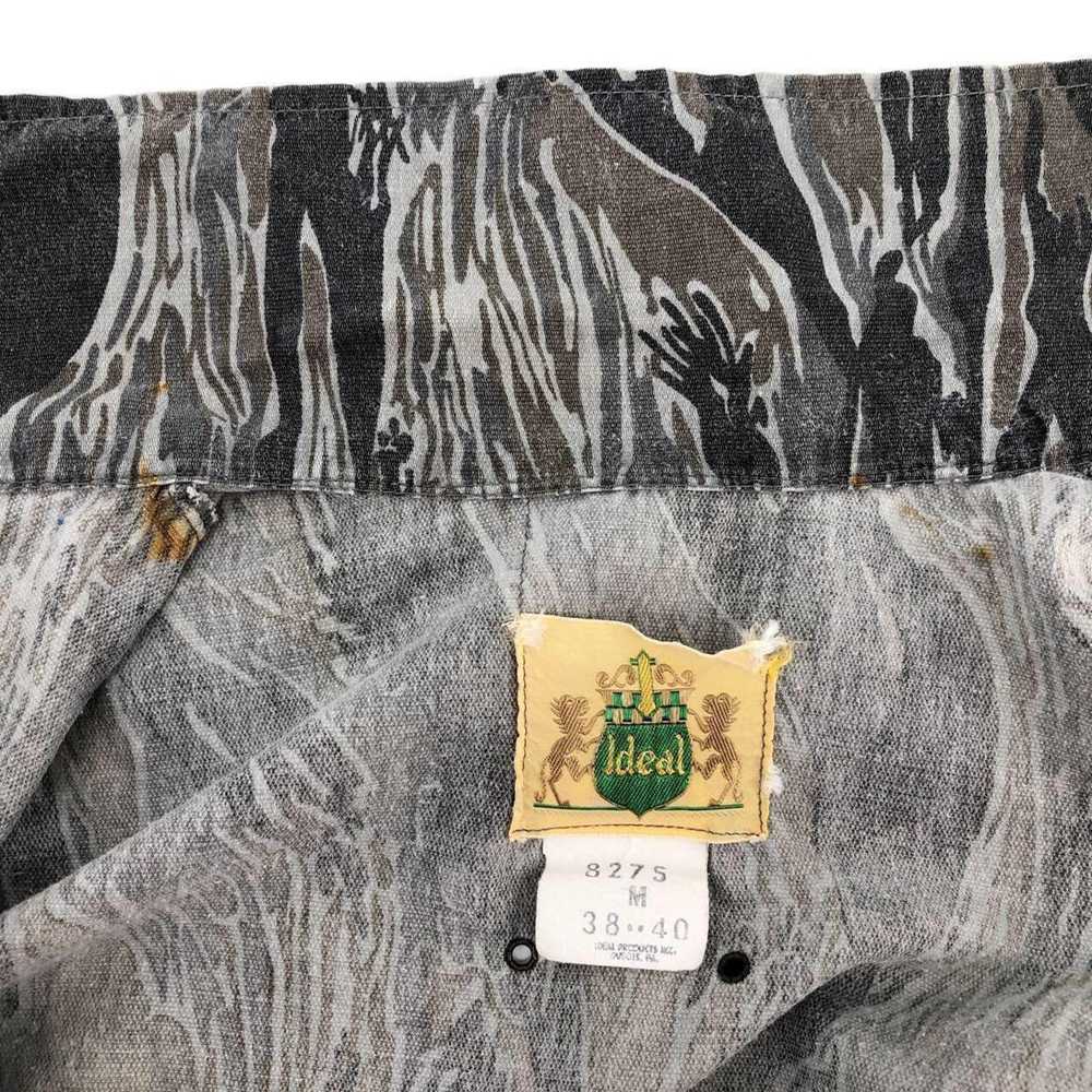 Vintage 80s camouflage shirt jacket shacket Ideal… - image 4