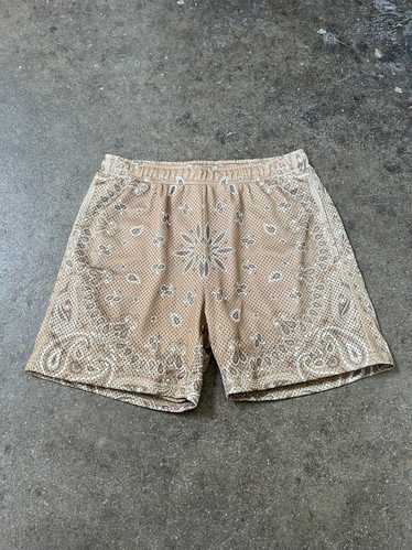 Streetwear × Vintage Paisley Bandana Mesh Shorts M