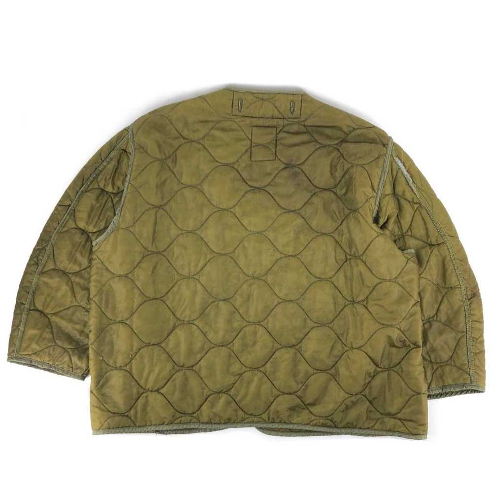 Vintage quilted military field coat liner US Army… - image 2