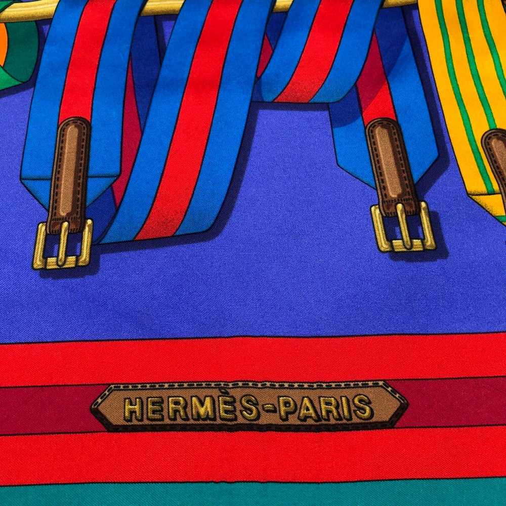 Hermes 'Ceintures' A fine Hermes Silk Scarf by Jo… - image 7
