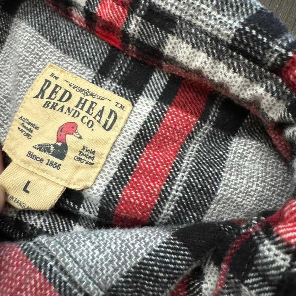 Other Men’s Red Head Co. Vintage Plaid Button-Up … - image 2