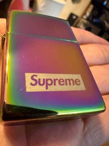 Supreme Diamond Cut Zippo Silver - FW17 - US