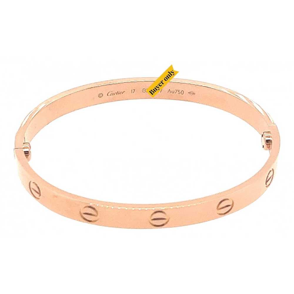 Cartier Love pink gold bracelet - image 1