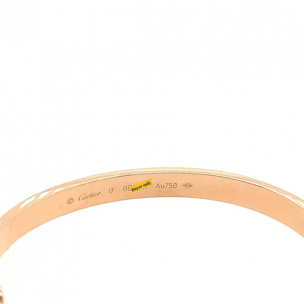Cartier Love pink gold bracelet - image 2