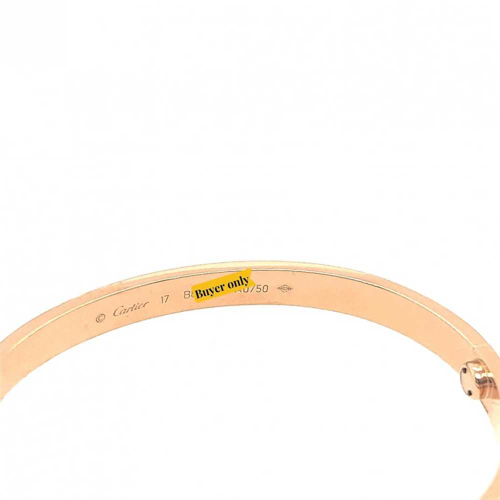Cartier Love pink gold bracelet - image 6
