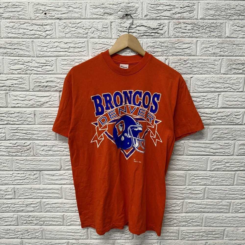 Vintage Vintage 90s Single Stitch Denver Broncos … - image 2