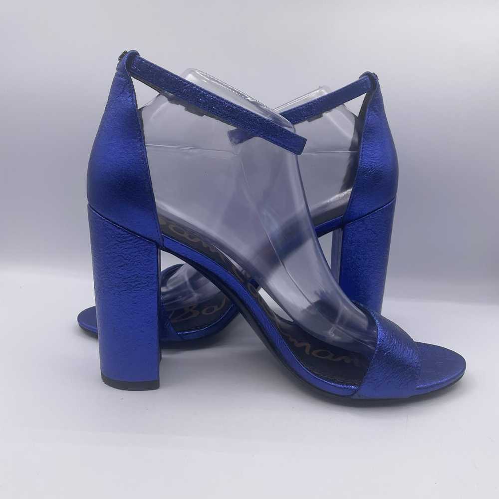 Sam Edelman Sam Edelman Yaro Metallic Blue Heels … - image 4