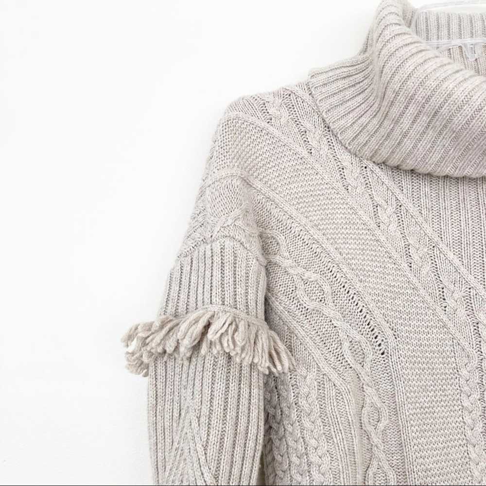 Other Artisan NY Wool Blend Tan Knit Turtleneck S… - image 2