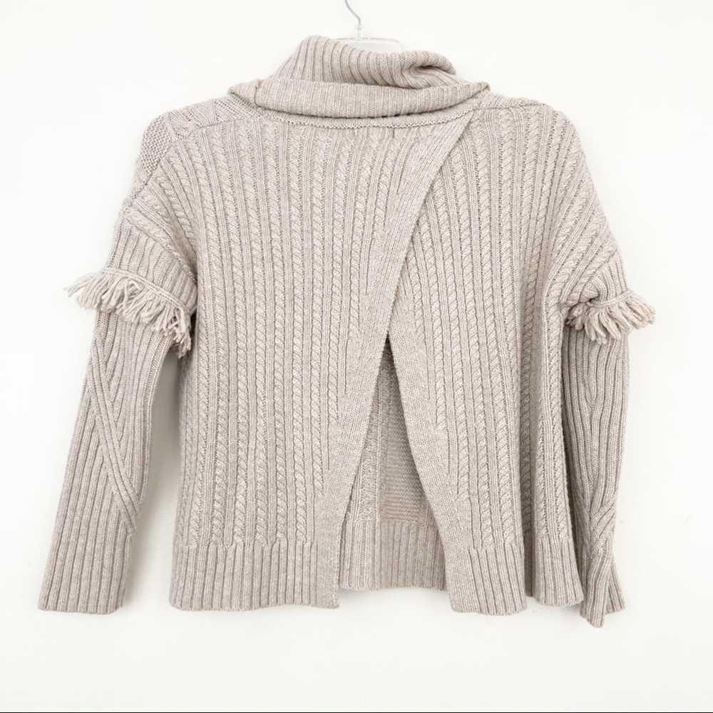 Other Artisan NY Wool Blend Tan Knit Turtleneck S… - image 3