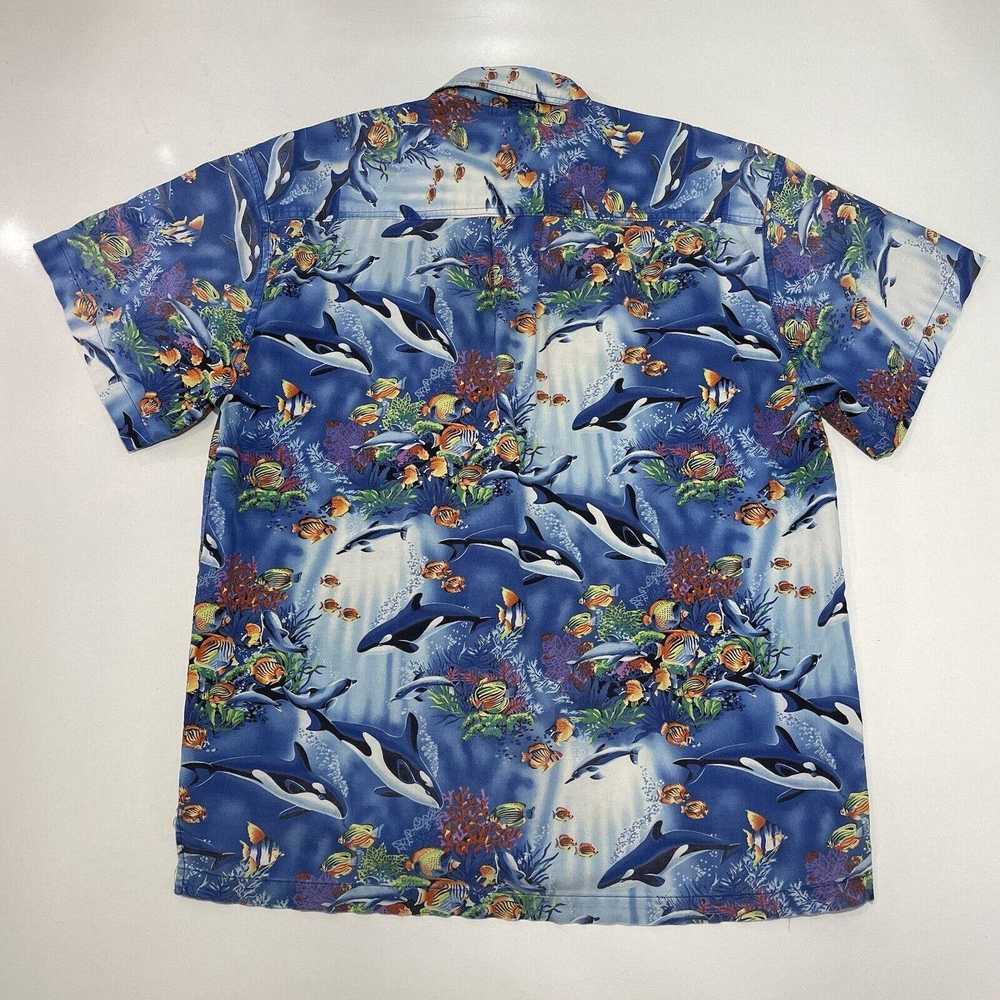 Hawaiian Shirt High Seas Trading Shirt Ocean Prin… - image 9