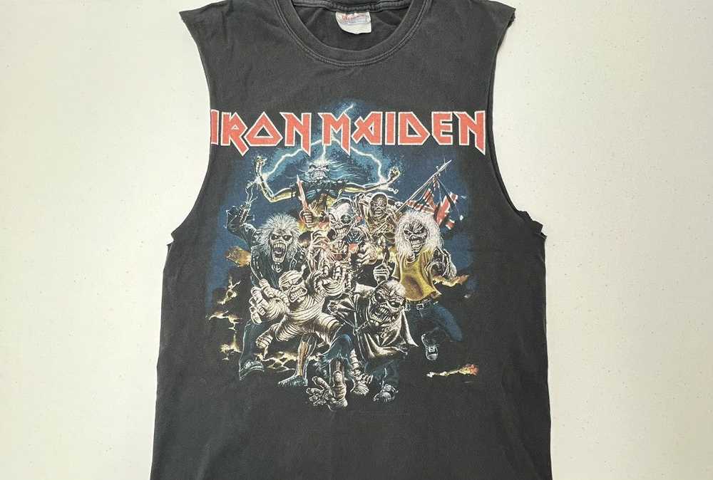 Band Tees × Iron Maiden × Vintage VTG Iron Maiden… - image 5