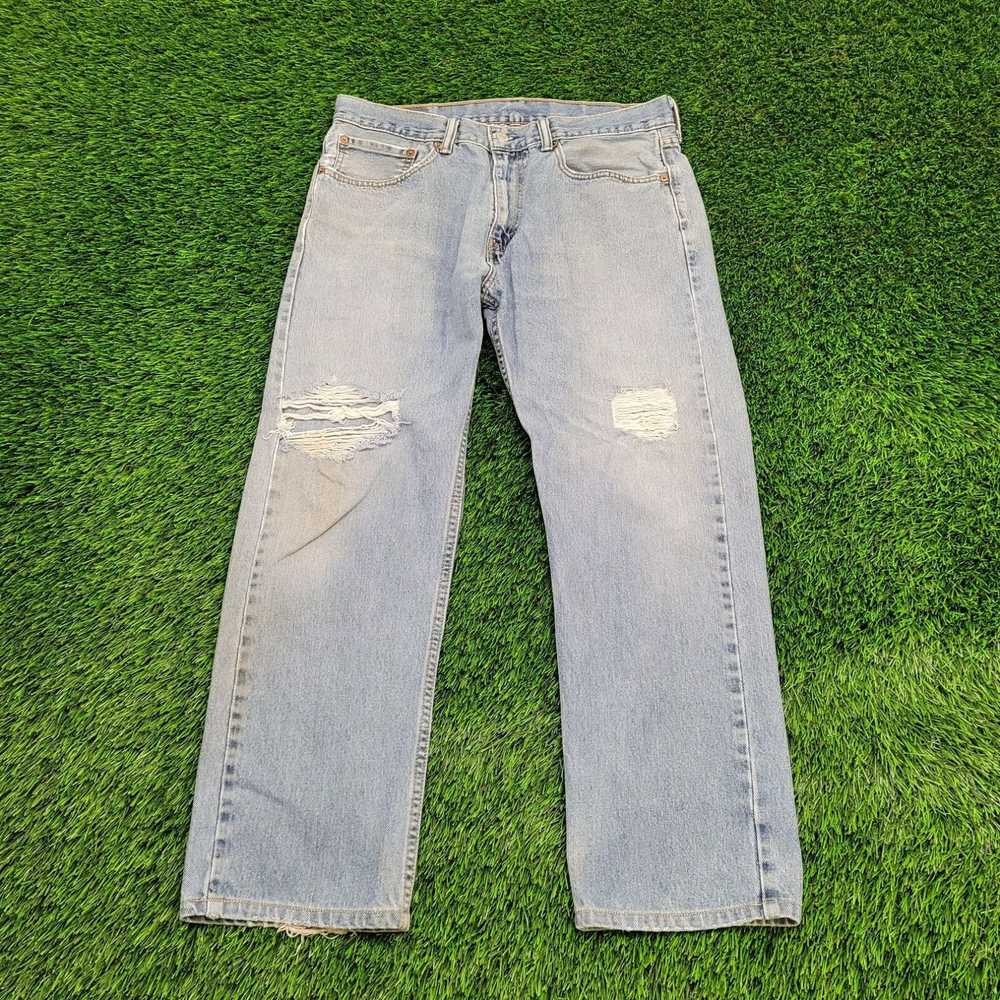 Levi's 505 LEVIS High-Waist Distressed Jeans Wome… - image 1