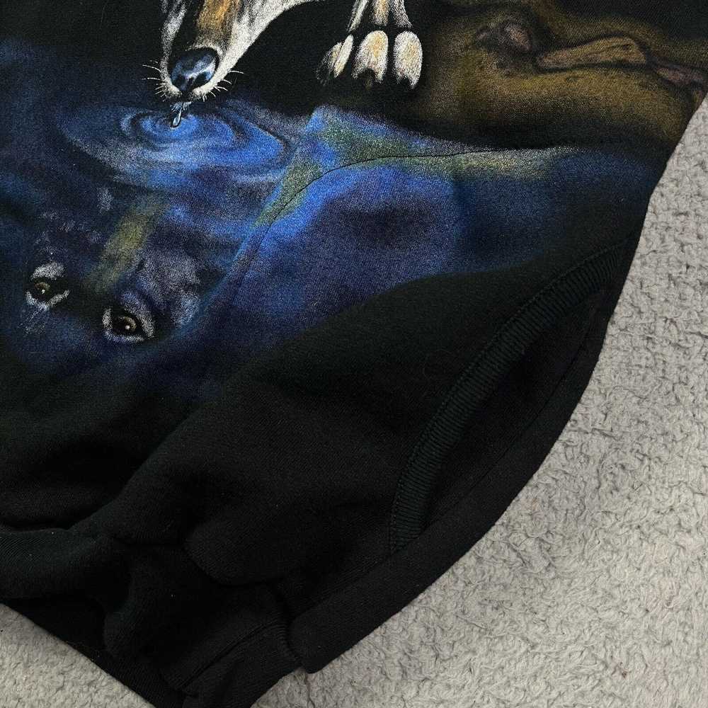 Other Vintage Art Unlimited Wolf Sweater Pullover… - image 4