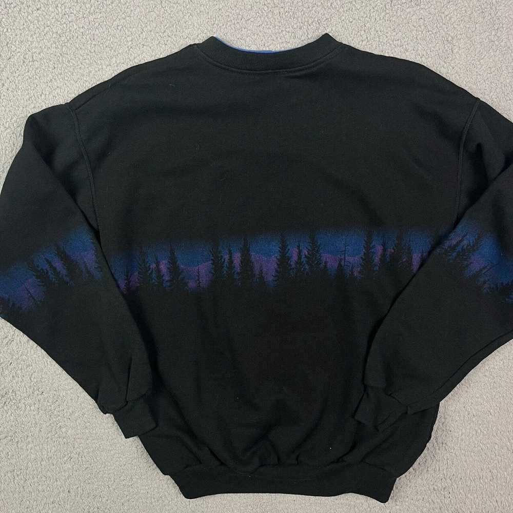 Other Vintage Art Unlimited Wolf Sweater Pullover… - image 6