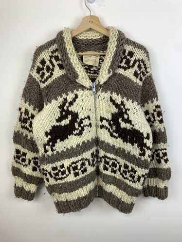 Cardigan × Vintage Vitnage 1970s Cowichan Indian D