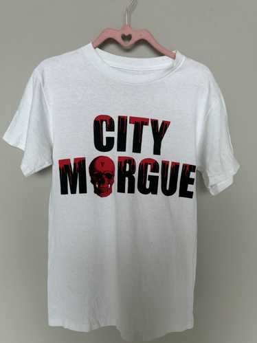 City Morgue × Vlone Vlone city morgue white tshirt
