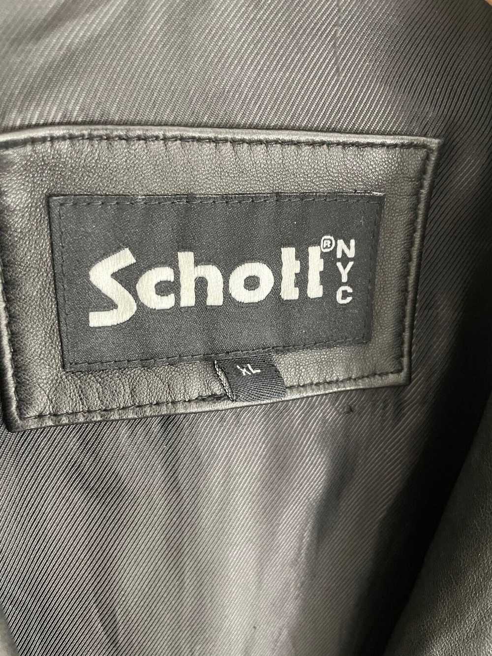 Schott 🔥 Schott NYC® Vintage 90s Lambskin Leathe… - image 9