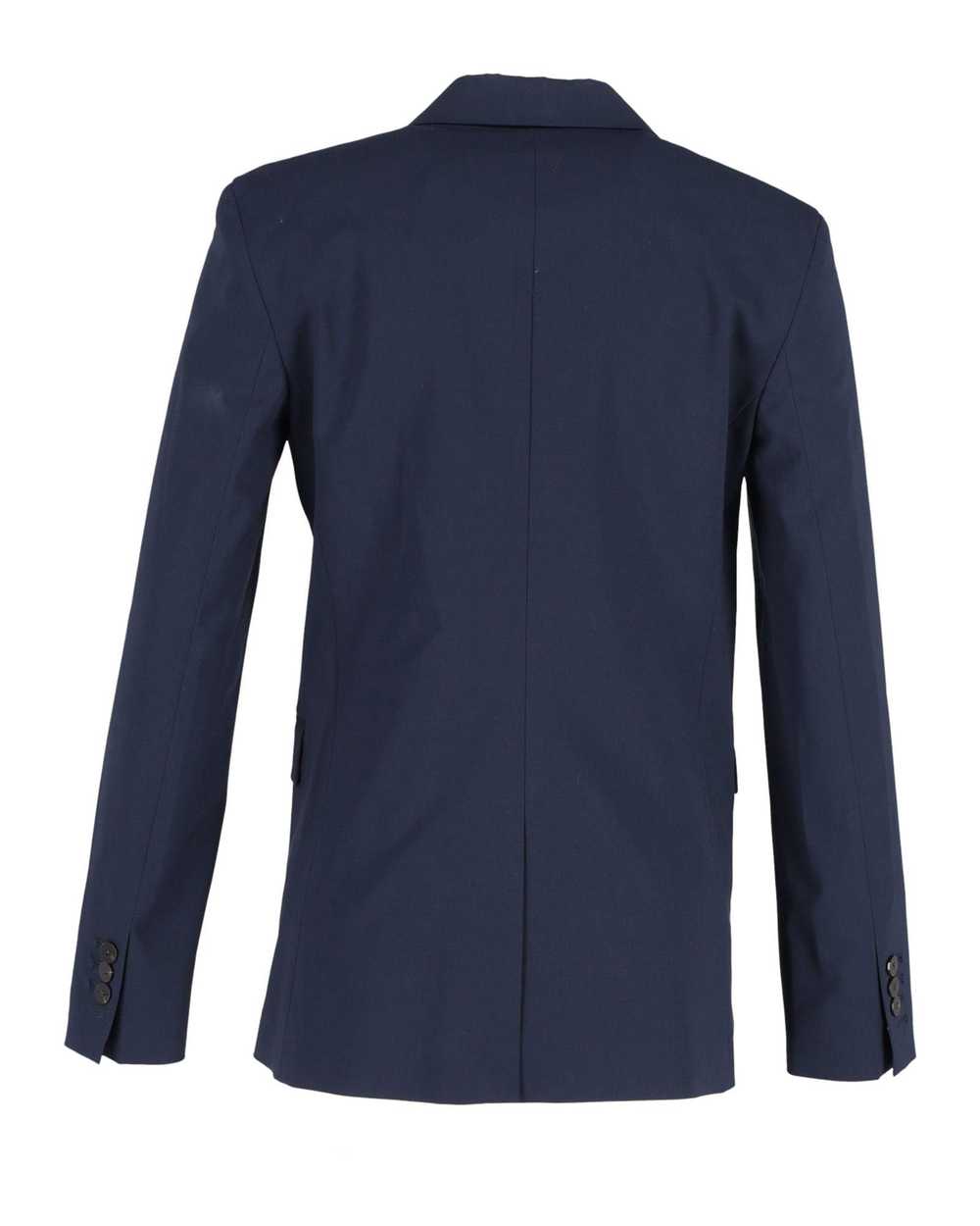Theory Navy Blue Single-Breasted Blazer Jacket in… - image 3